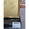 Erno Photo Frame Munich ,brass metal,gold colour, from Germany, new, unused, for photo size 13x18cm,