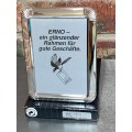 Erno Photo Frame `Garda`, metal, silver colour, from Germany,new,unused, for photo size 9x13cm