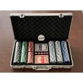 Poker Chip Set 300 Pieces (chips and cards still sealed) Incl. aluminium case