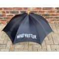 German Umbrella black, vintage, from the 80s, diameter 90cm, rare ,collectors item, from Germany,
