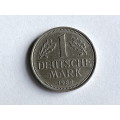 1 Deutsche Mark 1988 G, Bundes Republik Deutschland , rare , collectors item