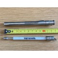 TETENAL Thermometer in metal case, photo lab, LOT 2 , vintage, approx. from the 50s/60s