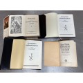 Lot of  german vintage Books : Neues Testament + 3 x Ev.Kirchengesangbuch, rare , from the 50s