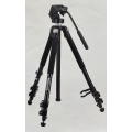 Carl Zeiss Photo/Video/Scope Tripod Aluminium black with Manfrotto 2-Way Video Head , Made in Italy