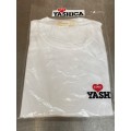 Love Yashica T-Shirt white , size XL - but more like size L , like new, vintage, collectors item