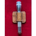 Mini Maglite AA silver Mag USA, Set (torch + torch-belt holder leather), incl. original spare bulb