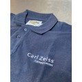 Carl Zeiss Polo Shirt, Camera Lenses, dark blue, collectors item, secondhand, size XL
