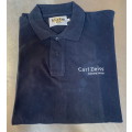 Carl Zeiss Polo Shirt, Camera Lenses, dark blue, collectors item, secondhand, size XL