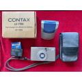 Contax TVS Digital Camera T*, Carl Zeiss lens, second hand, in very good condition, Titanium Body