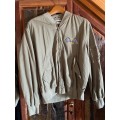 Benetton Jacket Pilot style, Thula ,size 52, more L , olive-green ,in very good condition