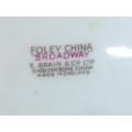 FOLEY CHINA "Broadway" cake plate, in Beautiful Condition