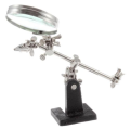 Magnifying glass shelf three hands auxiliary clamp electric iron welding desktop magnifying glass