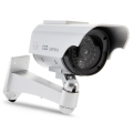 CCTV Security Fake/Dummy Camera Outdoor Bullet Camera Silver