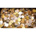BID PER COIN !! 1000 WORLD COINS STARTING AT R 1 PER COIN...VARIOUS SIZES AND COUNTRIES !!!