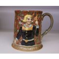 A MARVELOUS RARE SHAKESPEAREAN THEMED MUG BY BESWICK OF ENGLAND !!! HAMLET...TO BE OR NOT TO BE.....