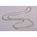 A BRAND NEW CURB CHAIN LINK SOLID STERLING SILVER NECKLACE - GREAT QUALITY !!!