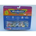 AN ORIGINAL SEALED 1988 PACK OF 5 AIRCRAFT SCALE MINIATURES BY MICRO MACHINES "GALOOB"..RARE FIND !!
