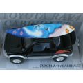 SWEET DUDE !! A 1:32 SCALE DIE CAST METAL MODEL OF THE TOYOTA RAV4 CABRIOLET WITH SURFBOARD ...NICE