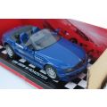 AN EYE CATCHING 1:32 SCALE DIE CAST METAL MODEL OF THE 1996 BMW M ROADSTER BY NEWRAY ...COOL !!