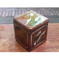 RARE FIND !! A VINTAGE POTTERY TEA CADDY / BOX BY WELL KNOWN ANDREW WALFORD
