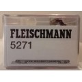 Fleischmann 5271 HO Rolling Road low floor wagon and Herpa Lorry