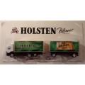 Fleischmann 5271 HO Rolling Road low floor wagon and Hummer Lorry