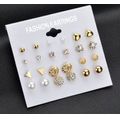 12 pairs earings