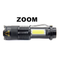 3800LM LED super mini flashlight with zoom