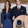 Amazing! Luxurious Platinum Colour British Princess Engagement Ring - Size 8 (P 1/2)