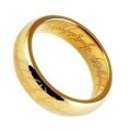Exquisite! 18K Yellow Gold Plated Lord Of The Rings 6mm Ring - Size 12 (X 1/2)