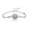 INCREDIBLE! Sparkling Diamond Simulant - Huge 3.5ct Solitaire Engagement Style Tennis Bracelet