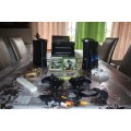 2 XBOX 360 Consoles 250 GB SLIM CONSOLES WITH 10+ GAMES, 5 CONTROLLERS AND OTHER ACCESSORIES
