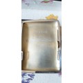 Vintage Art Deco Hallmarked Silver Cigarette Case - (1931) - ( 55.6g)