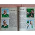 Rugby Sprinbok Sage Collectors` Scrap book nr 1. Rare to find complete with all 56 colour pics