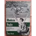 Rugby book. Rhodesian Rugby. 1898-1979.  151 pp H/C D/W SCARCE. See condition below