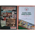 Two rugby books. The history of rugby at the Ermelo HS 1914-2000 (Vol I) & 2000-14 (Vol II) Signed
