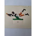 Natal. Shell SA Rugby teams `Pop-ups`. c1974 Size of card 60mmx75mm VERY SCARCE
