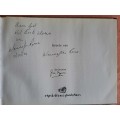 Rugby book. Groete van Mannetjies Roux. Biography of Roux. SIGNED BY ROUX AND JAN SNYMAN 89pp SCARCE