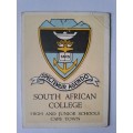 Cigarette card - Arms & crests of Southern African universities & schools - No 2 SACS