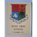 Cigarette card - Arms & crests of Southern African universities & schools - No 6 Wynberg BHS