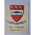 Cigarette card - Arms & crests of Southern African universities & schools - No 7 Gill College