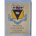 Cigarette card - Arms & crests of Southern African universities & schools- No 12 Rhodes University