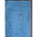 Rugby book - First of the (1965) Pumas - Signed by 24 Argentine and SA players from that tour