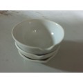 3 Ceramic bowls used in chemistry lab