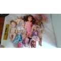 Assorted dolls and Toys