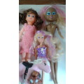Assorted dolls and Toys