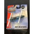 2002 Matchbox ~ Skybusters ~ Transport Helicopter ~ Mint on card