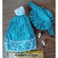 Vintage Barbie_ Outfit ~ Green with lace