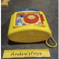 Vintage Redbox 1988 safe lock with key Shape Sorting incomplete ~ Toddler toy
