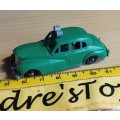 Vintage Budgie Toys ~ NO.5 Police Car ~ Green ~ loose